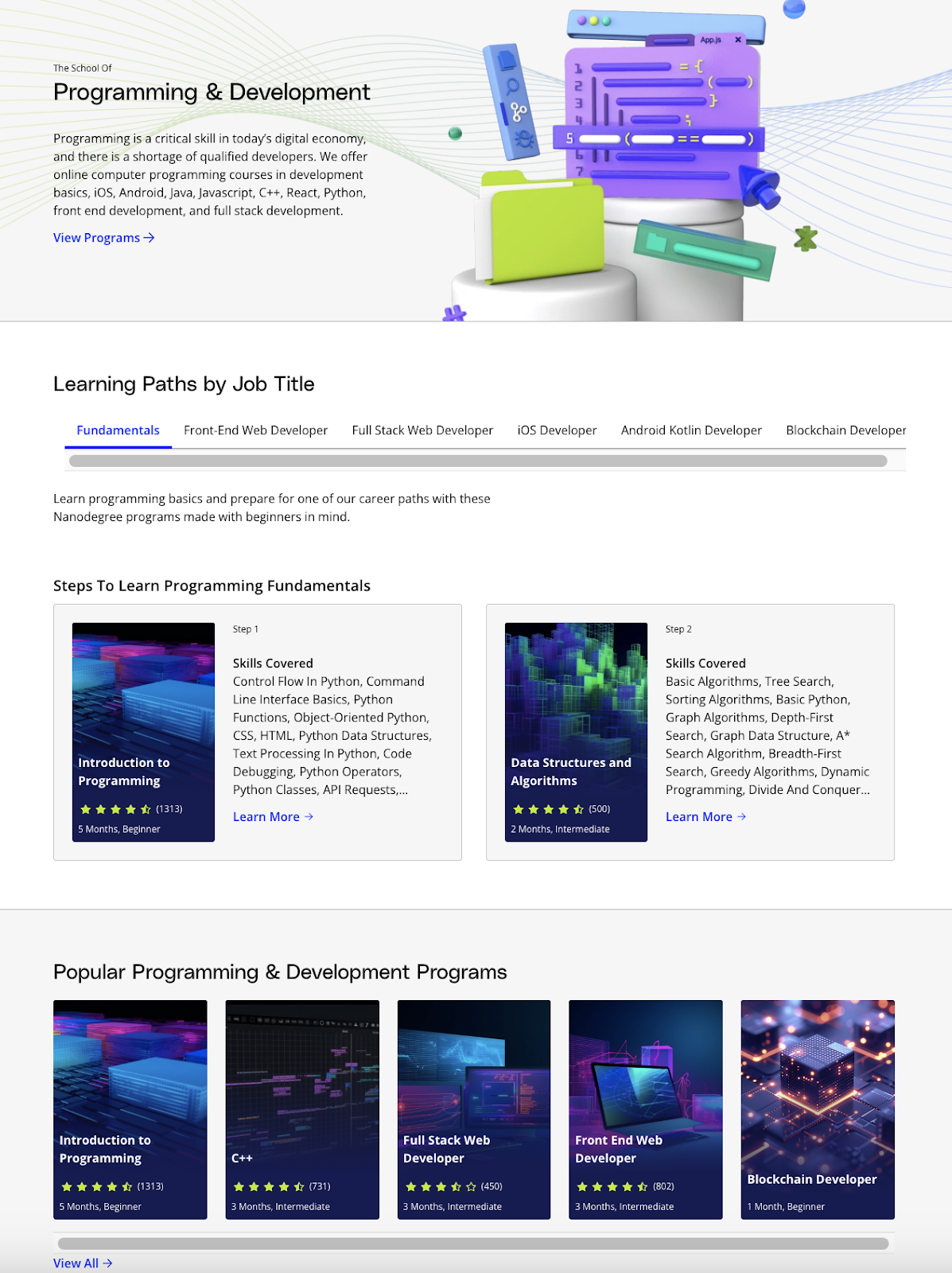 I don’t know which Nanodegree program I should take – Udacity Support